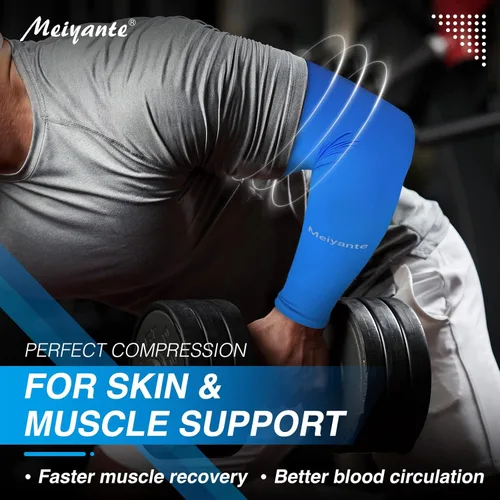 Miniatura 6 de Arm Sleeves for Men Women, 1 Pair UPF 50+ UV Sun Protection Cooling Sleeves, Tattoo Cover for Driving Work Sports