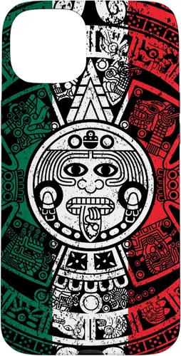 Miniatura 8 de Funda de la bandera de México con calendario azteca maya para iPhone 11
