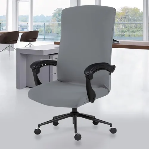 Miniatura 104 de Fundas elásticas para asiento de silla de oficina de escritorio - Funda universal de spandex para silla de computadora - Fundas removibles lavables