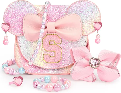 mibasies Regalos de Bolso para Niñas Pequeñas: Regalos para Niñas de 3 Años, Set de Bolso de Juguetes de Ratón