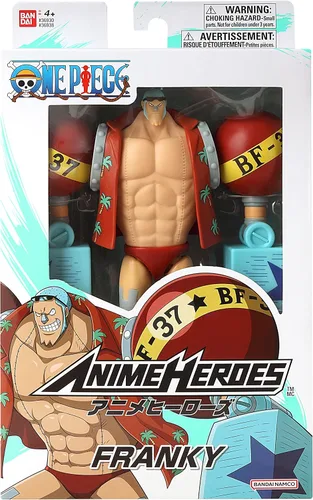 Miniatura 2 de BANDAI Figuras de una pieza Franky Figura de acción Figura articulada de 6.7 in con soporte de exhibición de accesorios Regalo de juguetes