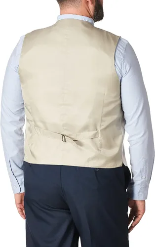 Miniatura 3 de Perry Ellis Chaleco de traje de lino para hombre