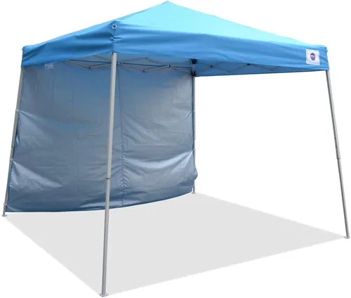 Miniatura 5 de Impact Canopy Carpa Desplegable con Patas Inclinadas de 10 x 10 Pies, Caqui - Sin Pared Lateral