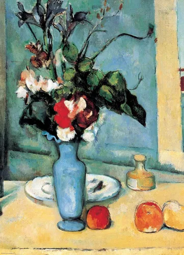 Miniatura 2 de EuroGraphics Blue Vase by Cezanne - Rompecabezas de 1000 piezas