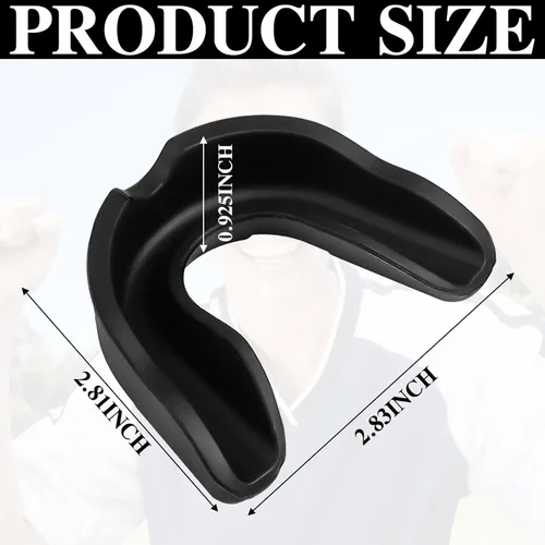 Miniatura 2 de Yungyan 10 protectores bucales para deportes con la bandera estadounidense, protectores bucales impresos de fútbol a granel para jóvenes, dientes