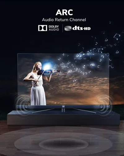 Miniatura 4 de Cables HDMI de 1 pie/1.0 ft, 4K @ 60 Hz en pared CL3 Cable HDMI 2.0 de alta velocidad HD blindado cable compatible con Roku TV/portátil/PC/HDTV y más