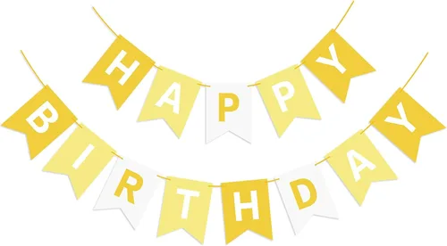 Miniatura 18 de Hooqict Cartel de feliz cumpleaños negro para telón de fondo, decoraciones de cumpleaños negras para hombres y mujeres, suministros de fiesta