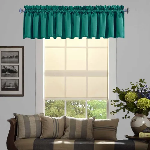 Miniatura 32 de Cortinas de cocina negras Ladity - 2 paneles de cortinas cortas opacas, 36 pulgadas, privacidad, niveles de café, cortinas de granja para ventana