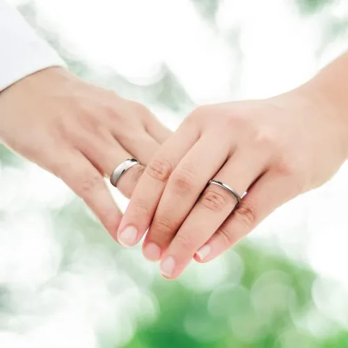 Miniatura 24 de King Will Alianza de boda de acero inoxidable 316L para hombres y mujeres, anillo de boda de 0.31 a 0.315 pulgadas de ancho, chapado en negro