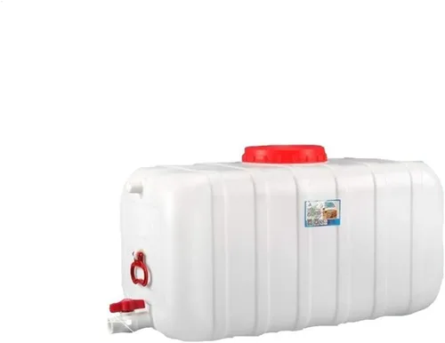 Miniatura 10 de Contenedor de agua 25L/45L/80L/110L/160L/200L Espesamiento de plástico blanco de grado alimenticio Tanque de almacenamiento rectangular Cubo de agua