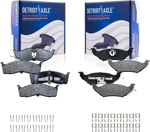Miniatura 47 de Detroit Axle - Pastillas de Freno para Nissan Altima Sentra 350Z Juke INFINITI G35, Pastillas de Freno Cerámica Delanteras y Traseras Reemplazo