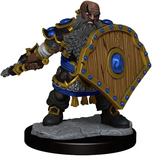 Miniatura 7 de WizKids D&D Frameworks: Dwarf Fighter Male - Sin pintar y sin ensamblar