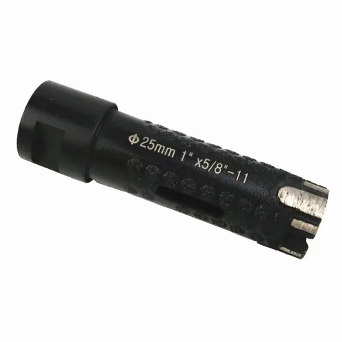 Miniatura 8 de Broca de núcleo seco de diamante soldada con láser de 1-1/4 "Broca de granito de 1 1/4 pulgadas para mármol, cuarzo, piedra dura