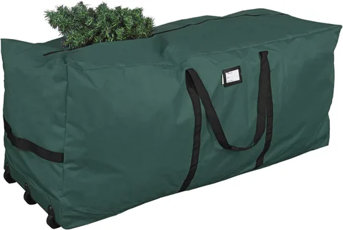ProPik Bolsa de Almacenamiento Rodante para Árbol de Navidad, Se Adapta a Árboles Desmontados de hasta 9 Pies de Altura, 28" A x 16.5" An x 60" L,