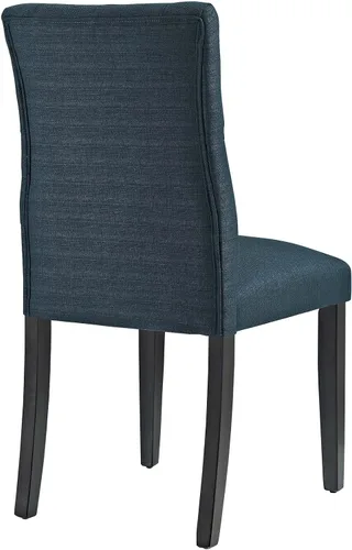 Miniatura 4 de Modway MO- Duchess - Silla de comedor tapizada con botones capitoné moderna Parsons, color azul