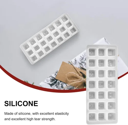 Miniatura 6 de EXCEART Mahjong and Dice - Juego de 2 moldes de fundición de resina epoxi para hacer joyas, colgantes, accesorios de manualidades, 11.02 x 5.70 x