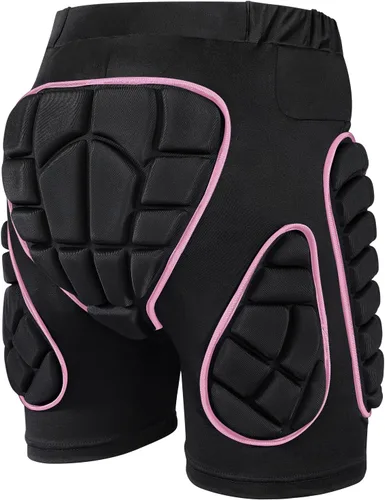 Miniatura 8 de OHMOTOR® - Pantalones cortos acolchados para esquí, snowboard y patinaje para mujeres y hombres, protector de almohadilla para las nalgas
