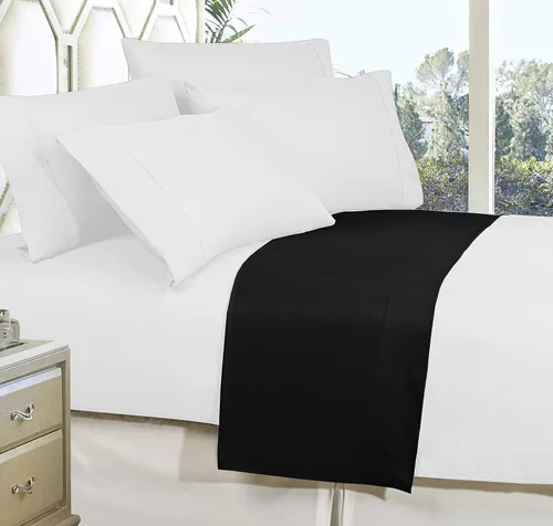 Miniatura 3 de Elegant Comfort Sábana plana premium de 1 pieza de calidad hotelera, lujosa y más suave, 1500 hilos, ropa de cama sábana plana de calidad egipcia