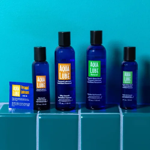 Miniatura 7 de Aqua Lube Natural 4 onzas líquidas, gel más grueso, lubricante personal, fórmula no pegajosa a base de agua, apto para juguetes, suave, de larga