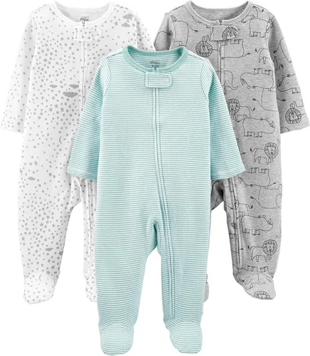 Miniatura 33 de Simple Joys by Carter’s - Paquete de 3 pijamas Sleep and Play