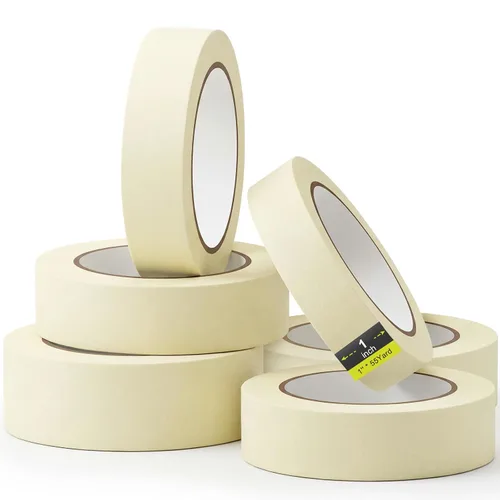 Miniatura 8 de Fainne 3 rollos de cinta adhesiva a granel de 55 yardas, cinta de uso general para aula, etiquetado, manualidades, oficina, proyectos escolares