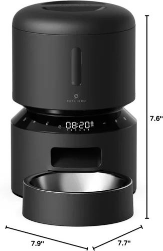 Miniatura 8 de PETLIBRO Comedero automático para gatos – Dispensador programable de alimentos para mascotas de 3 litros con almacenamiento hermético, control