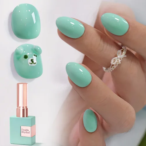 Miniatura 27 de Double Rhythm 15ml de esmalte de uñas en gel, color puro, mismo color, misma botella, esmalte de uñas de remoción para arte de manicura en salón