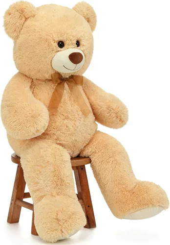 Miniatura 13 de Toys Studio - Adorable oso de peluche gigante, de 36 pulgadas, color gris, felpa suave, para novias y niñas Azul
