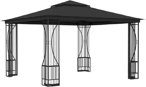 Miniatura 3 de Tienda de campaña, toldo, tienda de campaña, cenador con redes 9.8'x9.8'x8.7' AntracitaAdecuado para exteriores, jardín, camping