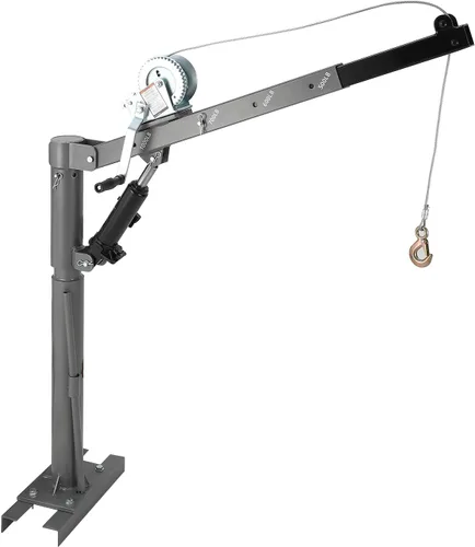 Miniatura 7 de Towallmark Polipasto hidráulico no eléctrico para grúa para camión, capacidad de 1000 libras con ajustes ajustables para 500 libras, 600 libras, 800
