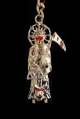 Miniatura 4 de Llavero de la Santa Muerte / Llavero de Santa Muerte (2), plateado