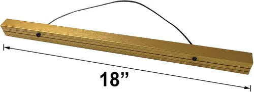 Miniatura 3 de Bluesun Paquete de 3 soportes magnéticos para marcos de pósteres, 8 pulgadas, color dorado, 8 pulgadas de ancho, para impresiones artísticas de 8 x