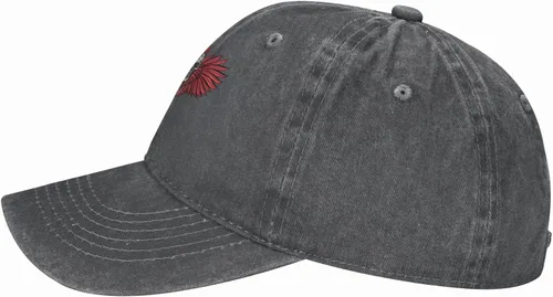 Miniatura 4 de Cowboy Hat Trendy Hats for Man and Women Djustable Four Season Outdoor Baseball Cap of Hell Skull with Angel Deep Heather