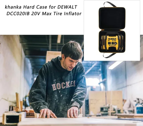 Miniatura 4 de Funda rígida Khanka de reemplazo para inflador de neumáticos DEWALT DCC020IB de 20 V Max