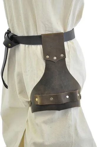 Miniatura 9 de BLESSUME Cinturón medieval de caballero con espada rana funda de estoque, soporte de vaina de estoque, 1 unidad