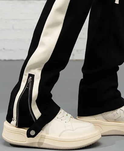 Miniatura 22 de Pantalones deportivos de gamuza sintética para mujer, pantalones de baile acampanados para hombre