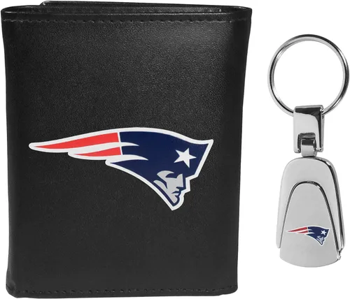 Miniatura 28 de Siskiyou Sports NFL unisex Tri-fold Wallet & Steel Key Chain