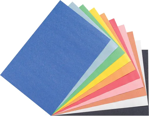 Miniatura 3 de Prang (Formerly Art Street), papel de construcción, 10 colores surtidos, peso estándar, 6 x 9 pulgadas, 500 hojas