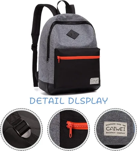 Miniatura 2 de mochila para niños, bolsos escolares de moda para niños, Gris, Classic