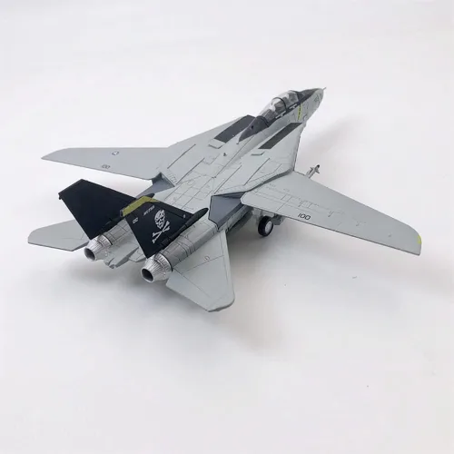 Miniatura 5 de F14 Tomcat 1/100 Modelo de avión fundido a troquel Marina de los Estados Unidos (F-14)