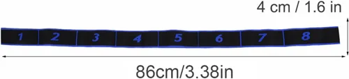 Miniatura 7 de Banda Elastica Pilates CVC Bandas Elasticas Fitness Fitness Banda Elástica Cinturón Ejercicio Accesorio Foring