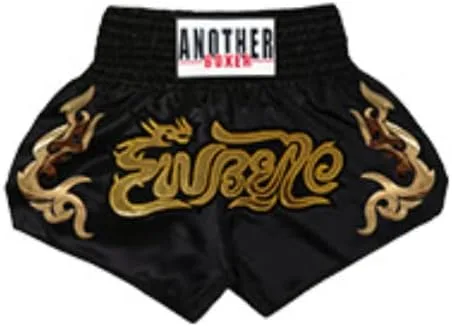 OYSTERBOY Pantalones cortos clásicos de Muay Thai para hombres y mujeres, boxeo, kickboxing, artes marciales mixtas, ropa de lucha BJJ,