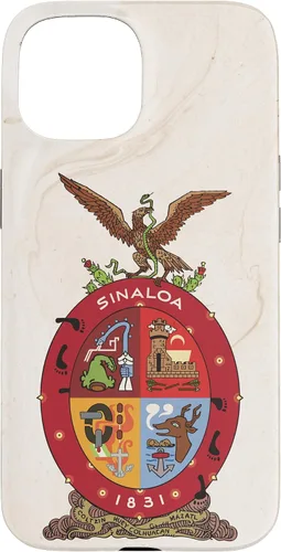 Miniatura 6 de iPhone 13 Pro Max Bandera de Sinaloa y fondo elegante - Funda Sinaloense Pride