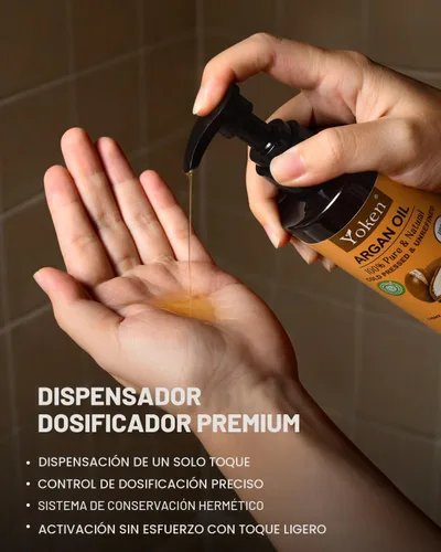 Miniatura 6 de Yoken Aceite de argán orgánico USDA para el cabello, aceite de argán puro y natural de Marruecos, aceite de argón para el cabello, cuero cabelludo