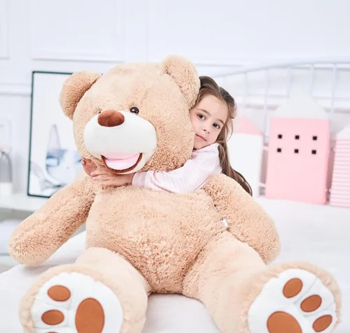 Miniatura 7 de IKASA - Peluche gigante, oso de peluche gigante Marrón