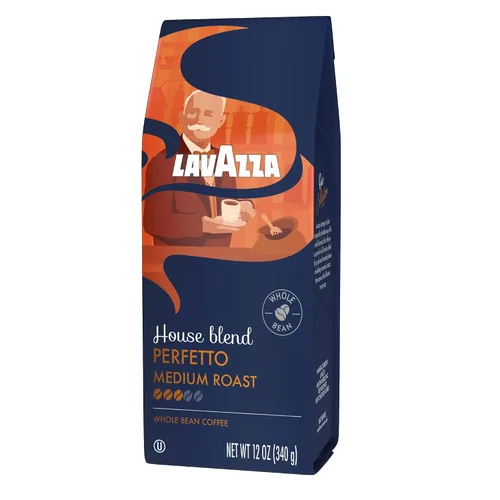Miniatura 11 de Lavazza House Blend Perfetto - Bolsa de café en grano entero de 12 onzas, tostado medio, cuerpo completo, intensidad 3/5, 100% arábica, ideal