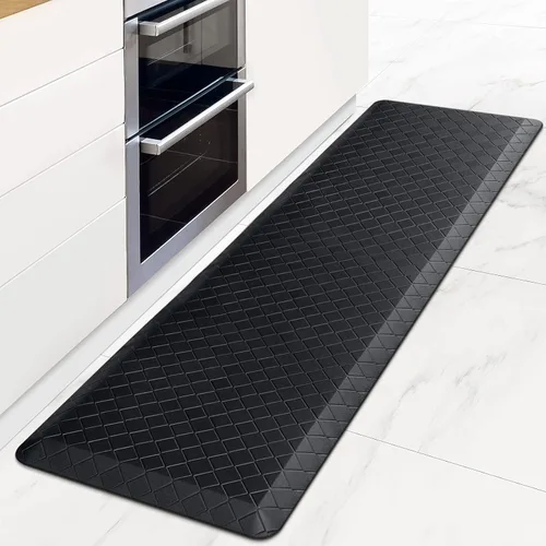 Miniatura 45 de HappyTrends Alfombras antifatiga para cocina, 4/5 pulgadas de grosor, antideslizantes, impermeables, ergonómicas, cómodas para cocina, suelo, hogar