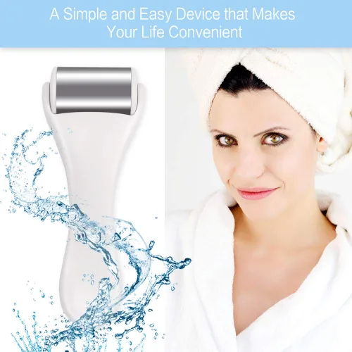 Miniatura 6 de MAANGE Rodillo de hielo para cara y ojos, hinchazón, migraña, alivio del dolor y lesiones menores, productos para el cuidado de la piel, masajeador