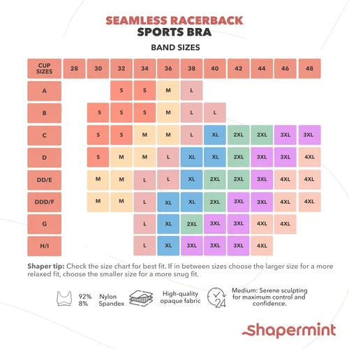 Miniatura 3 de SHAPERMINT Sujetadores deportivos para mujer, sujetadores de entrenamiento para mujer, brasier deportivo de talla grande, tops de entrenamiento