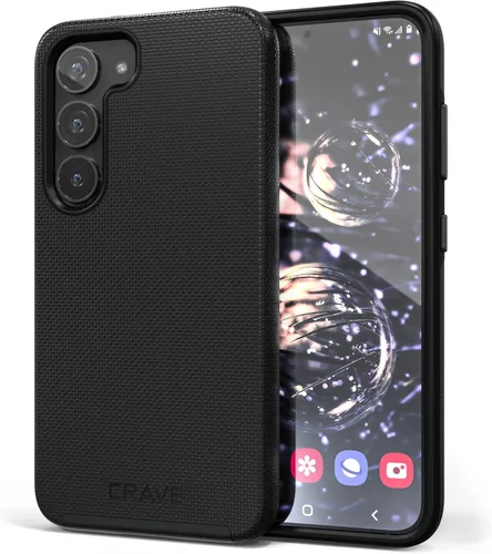 Miniatura 12 de Crave Para Samsung Galaxy S22 Caso, Funda De Doble Capa De Protección A Prueba De Golpes Para Samsung Galaxy S22 5G (6.1 Pulgadas) - Pizarra
